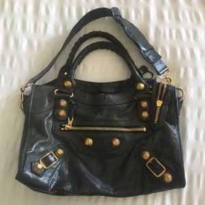 Authentic Balenciaga Leather Classic City Tote Bag
